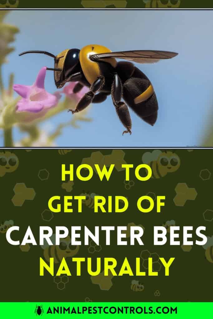 how to get rid of carpenter bees