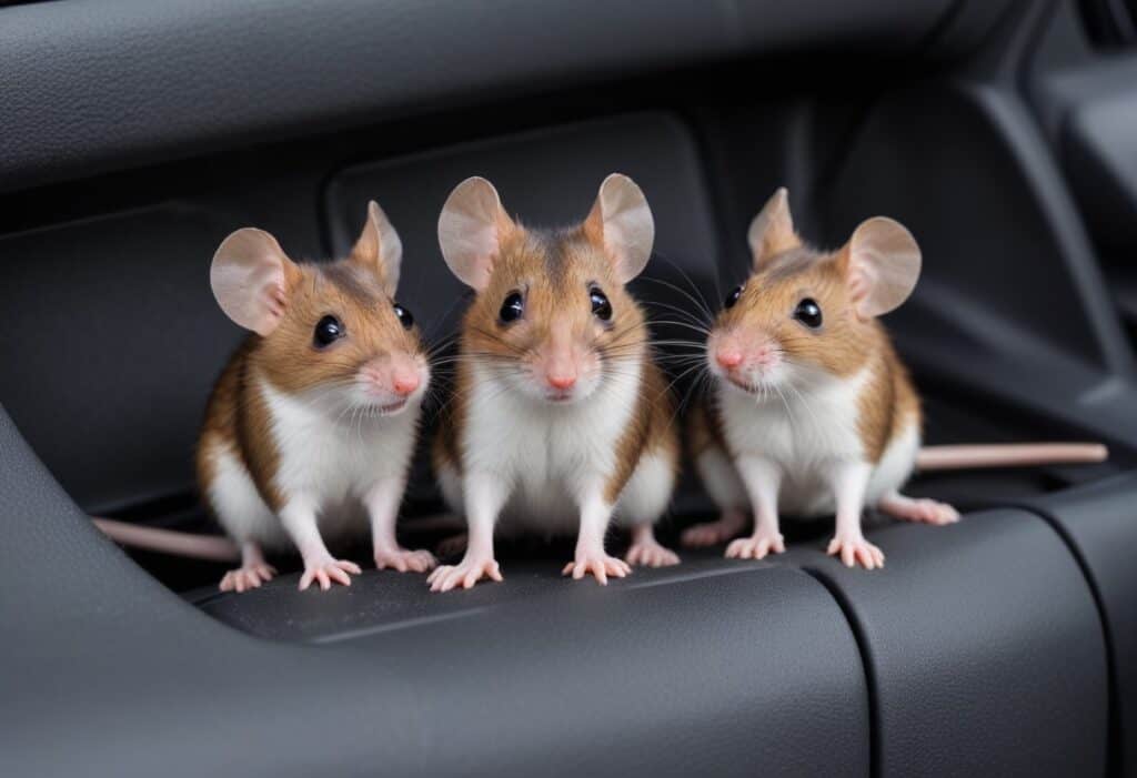 get mice out of a car fast