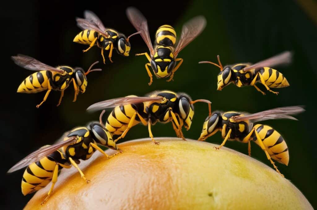 yellow jackets wasps 