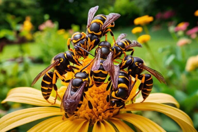 yellow jackets wasps