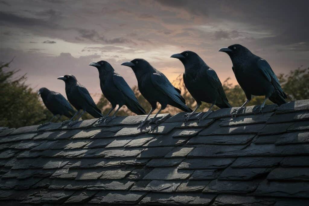 how to get ird of crows in the yard