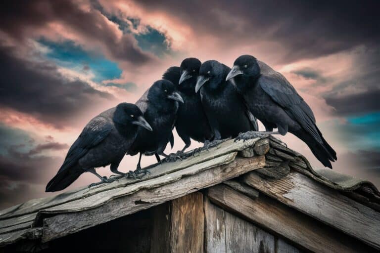 how to get rid of crows tapping on the window